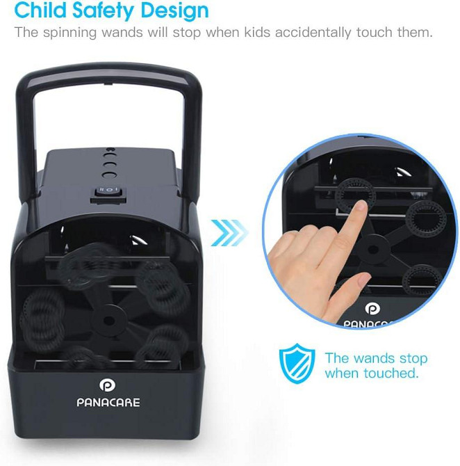 Професійна портативна автоматична машина для бульбашок PANACARE машина для видування бульбашок 1500+ бульбашок за хвилину Дніпро - фото 4