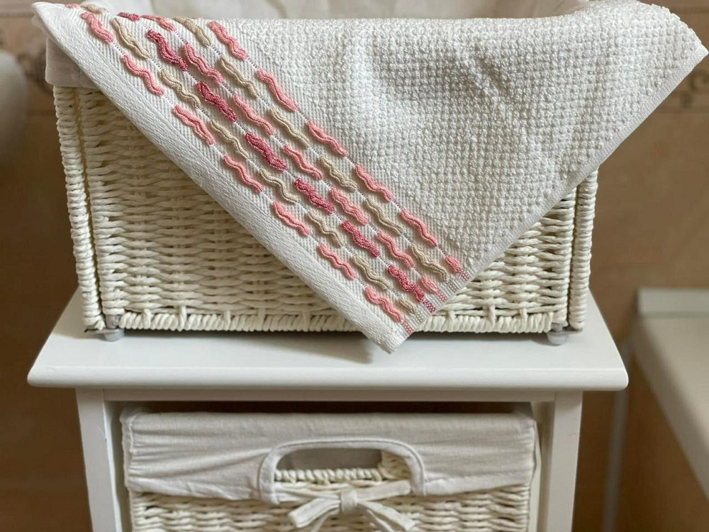 Ecotton Комплект рушників Ecotton 30х50 см махрові 2 шт. серветки для рук 380 г/м² рожевий Коломия - фото 1