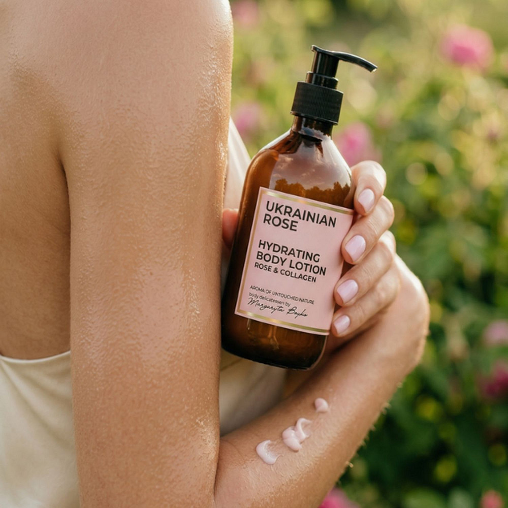 Увлажняющий лосьон для тела Rose & Collagen Ukrainian Rose 300 мл Киев - изображение 6