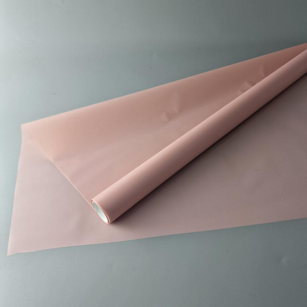 Калька для цветов рулон 8м тонированный матовый (77) (h660) №834 Пудра (1 шт) Харьков - изображение 3