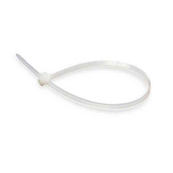 Хомут 300 x 7,6 белый, d 4-80мм, 55кг пластиковый Мукачево