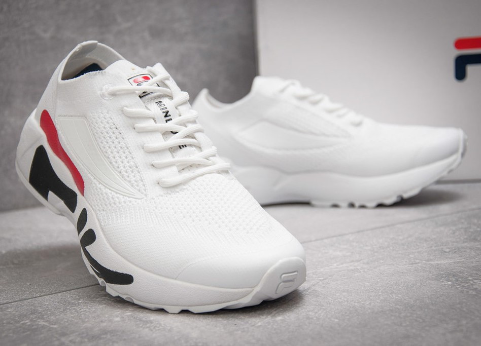 Кроссовки FILA Белые Мужские Фила Тканевые Летние для Бега Сеточка (размеры: 41,42,43,44) Днепр - изображение 5