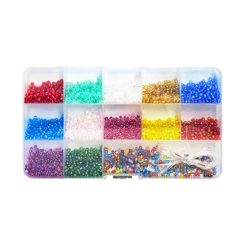 Набір бісеру для створення прикрас 037-49 в боксі, волосінь в комплекті Вінниця - фото 1