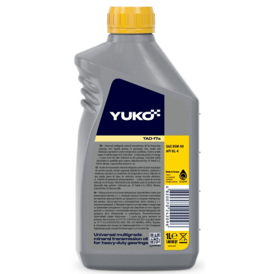 Трансмиссионное масло Yuko ТАД-17а GL-4, SAE 85W-90 1л (4820070242096) Винница - изображение 2