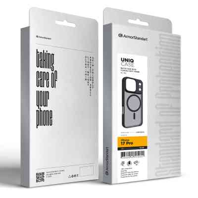 Чохол до мобільного телефона Armorstandart Uniq MagCase Apple iPhone 17 Pro Black (ARM86266) Вінниця