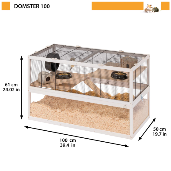 Велика карта для хом'яків і мишей Ferplast Domster 100 (Ферпласт Домстер 100) Запоріжжя