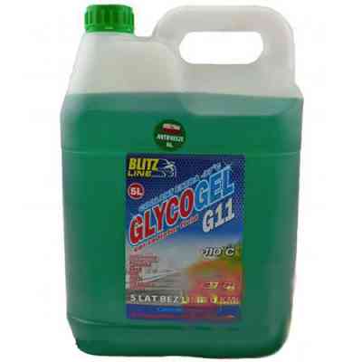 Антифриз Blitz Line Glycogel G11 ready-mix -37C зел, 5л (5,5кг.) (28880) Винница