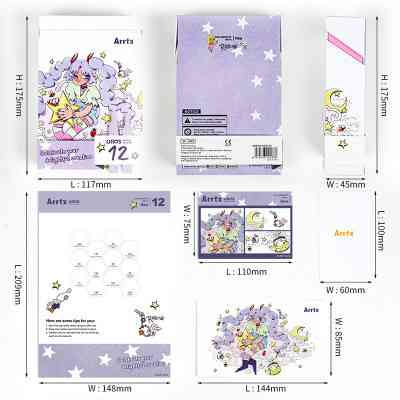 Художественный маркер Arrtx спиртовые Oros ASM-03-ACS1-02 12 цветов (LC302789) Винница