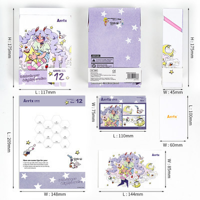 Художественный маркер Arrtx спиртовые Oros ASM-03-ACS1-02 12 цветов (LC302789) Винница - изображение 5