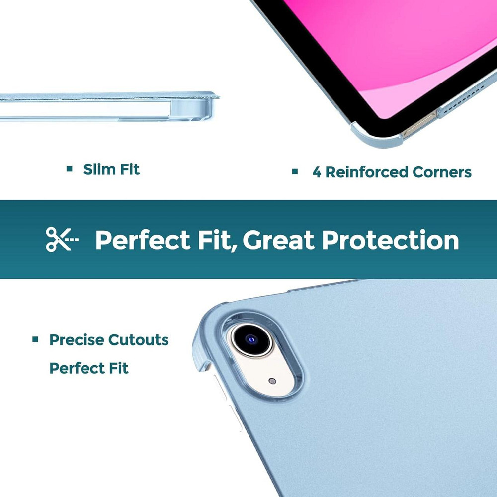 Защитный чехол-книжка ProCase для iPad (A16) 11-го/10-го поколения (2025/2022) A3354 / A3355 / A2696 / A2757 / A2777 Днепр - изображение 4