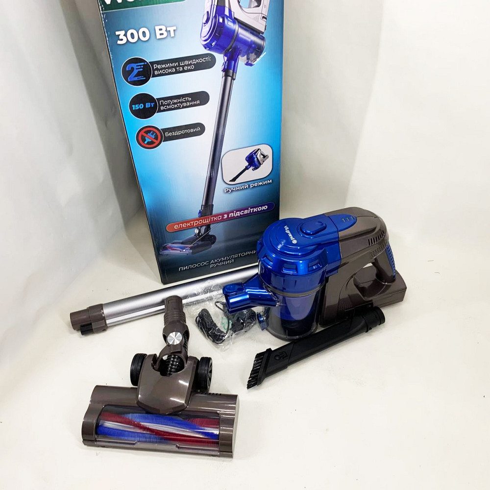 Потужний акумуляторний вертикальний пилосос, Багатофункціональний вертикальний пилосос IC-59 Івано-Франківськ - фото 10