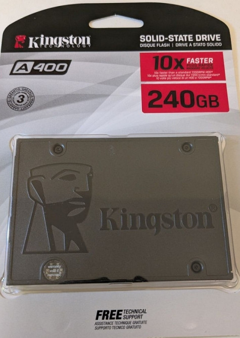 SSD 240 GB Kingston A400 новий на гарантії. Харків - фото 4