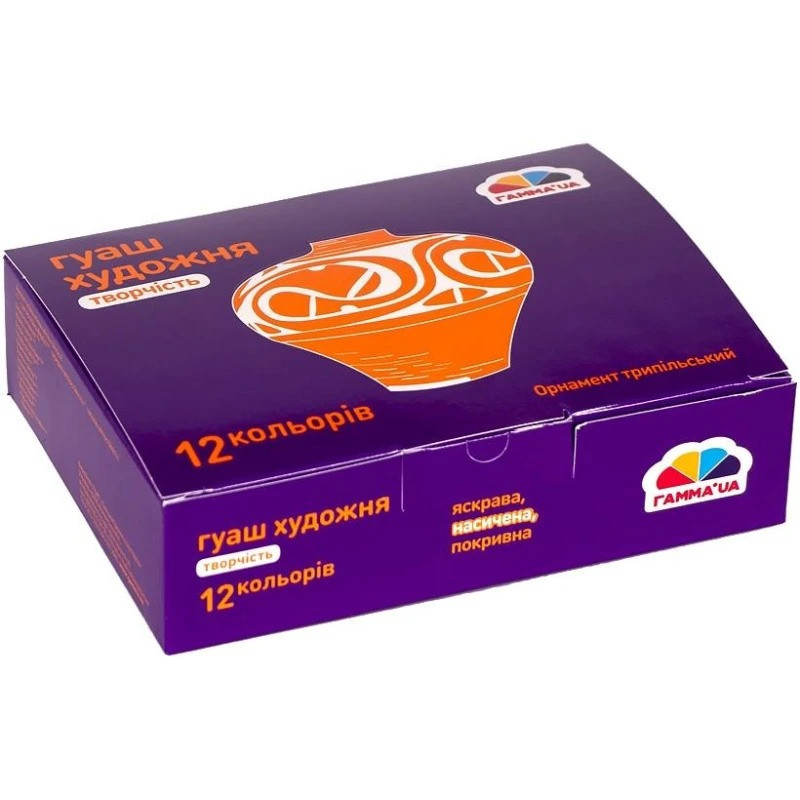 Дитячі гуашеві фарби "Творчість" 400205, 12 кольорів Вінниця - фото 1