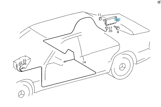 Mercedes-Benz  A1408205026 Блок керування комфортом S-class W140 Одеса