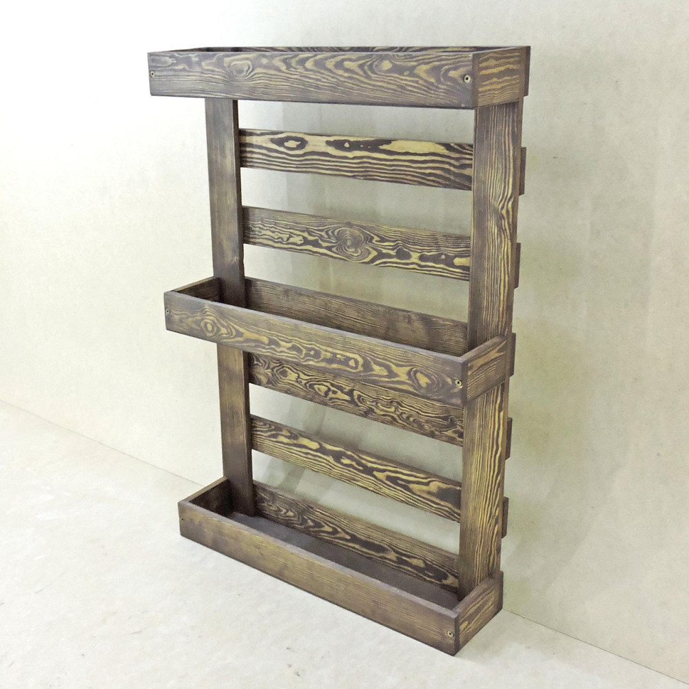 Полиця настінна для квітів "Табоан" капучино Миколаїв - фото 1