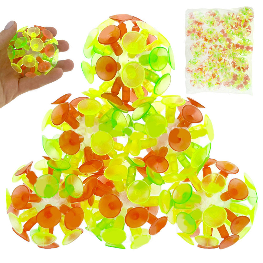 Антистрес для дітей м'яч із присосками 20 шт Київ - фото 1