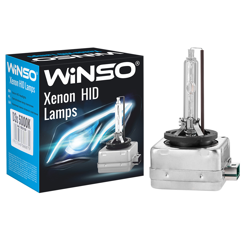 Ксенонова лампа Winso D3S 5000K, 42V, 35W PK32d-3, 2шт Львів - фото 1