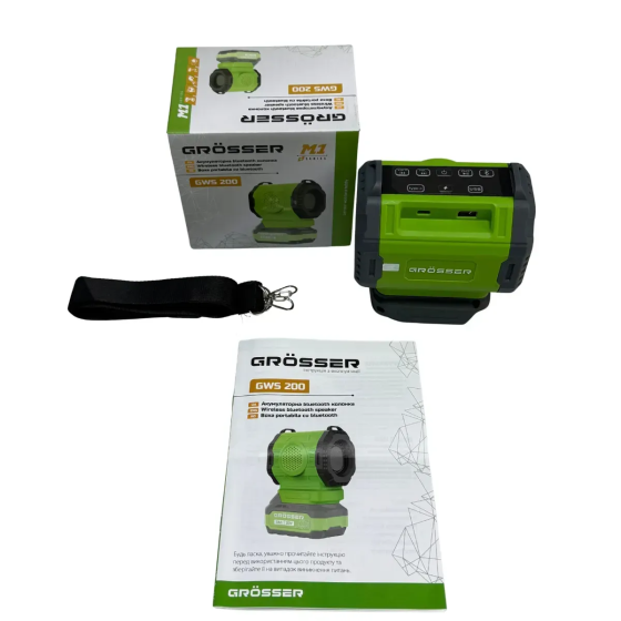 Акумуляторна Bluetooth-колонка Grosser GWS 200 (без акума і зарядки) Київ