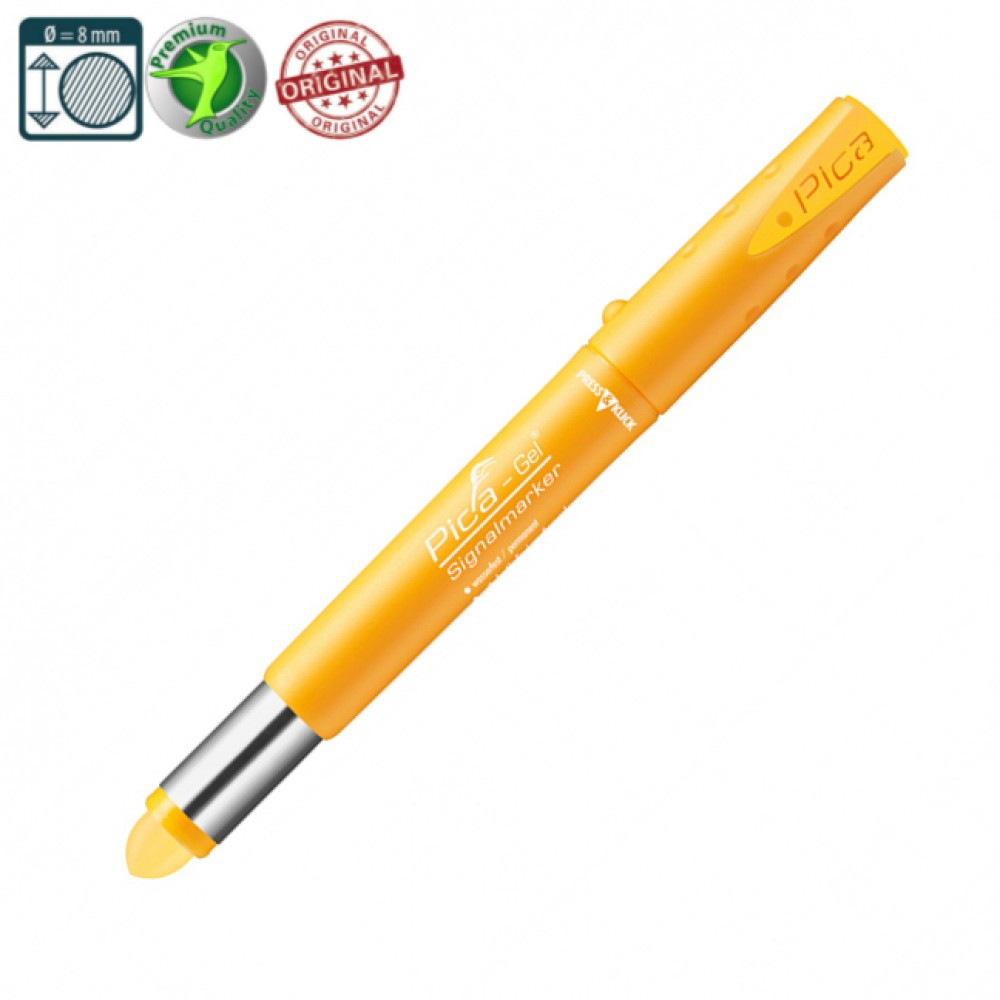 Маркер водо-термостійкий PICA GEL Signal marker жовтий 2-8 мм Одеса - фото 1