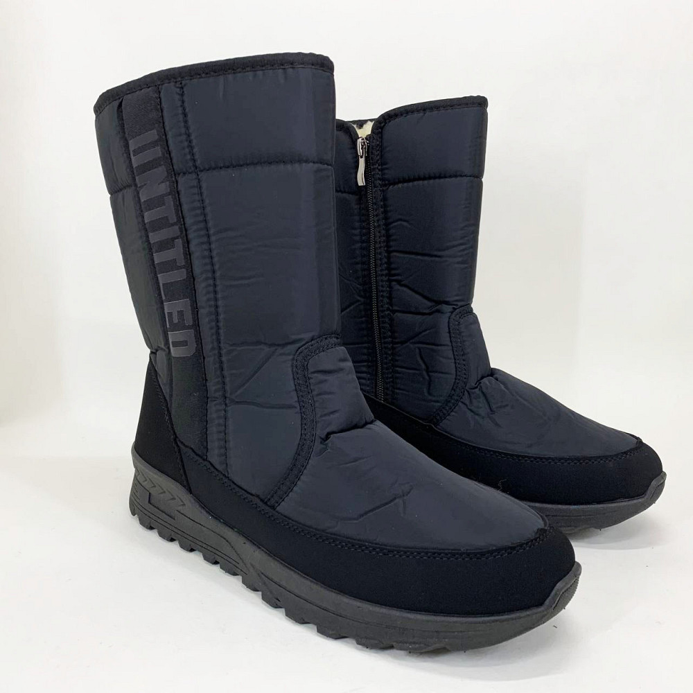 Резиновые утепленные сапоги мужские короткие 43р, Бурки низкие, Ботинки робочие, Бурки дедушы YK-81 Львов - изображение 7