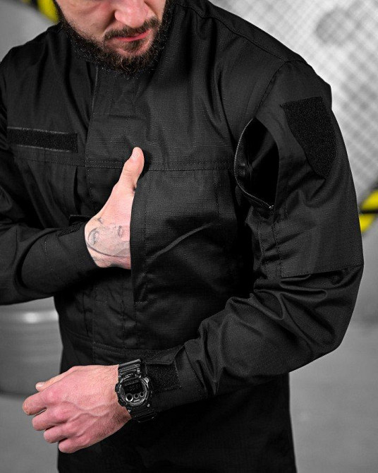 Тактический костюм уставной ENDER черный полиция  ДЛ6225 Одесса - изображение 4