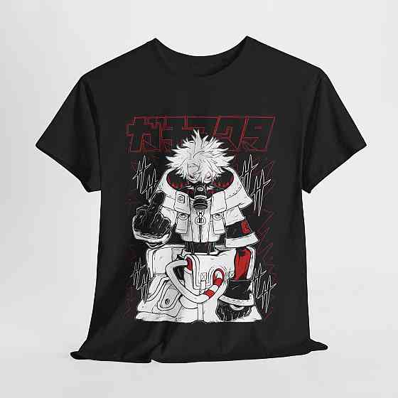 Футболка для мальчика аниме Гакхиакута Томе Джапанесе Танкобон оверсайз (рост от 165 до 180 ) Черний AnimeJ0737m Днепр