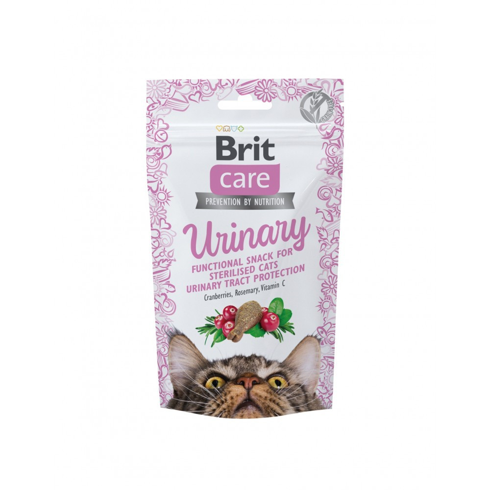 Функциональное лакомства для кошек Brit Care Cat Snack Urinary с индейкой, 50 г Винница - изображение 1
