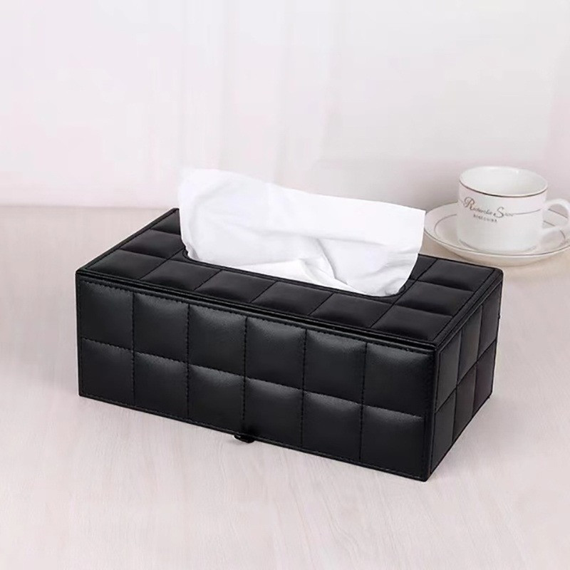 Органайзер для салфеток, салфетница, диспенсер под салфетки для дома,кухни ванной из искусственной кожи, черный Каменец-Подольский - изображение 3