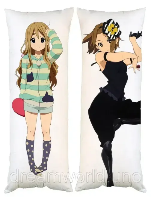 Подушка дакімакура Цумуги Рицу К-он K-on декоративна пардова подушка для обіймання двостороння 60х200 Харків - фото 1