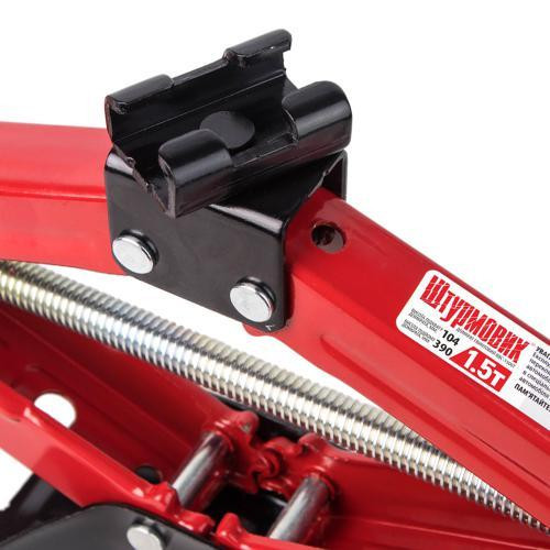 Ромбоподібний домкрат Штурмовик 1,5т з трещіткою, висота підйому 390 мм, вага 2,7 кг (BBC-1500T) Харків - фото 8