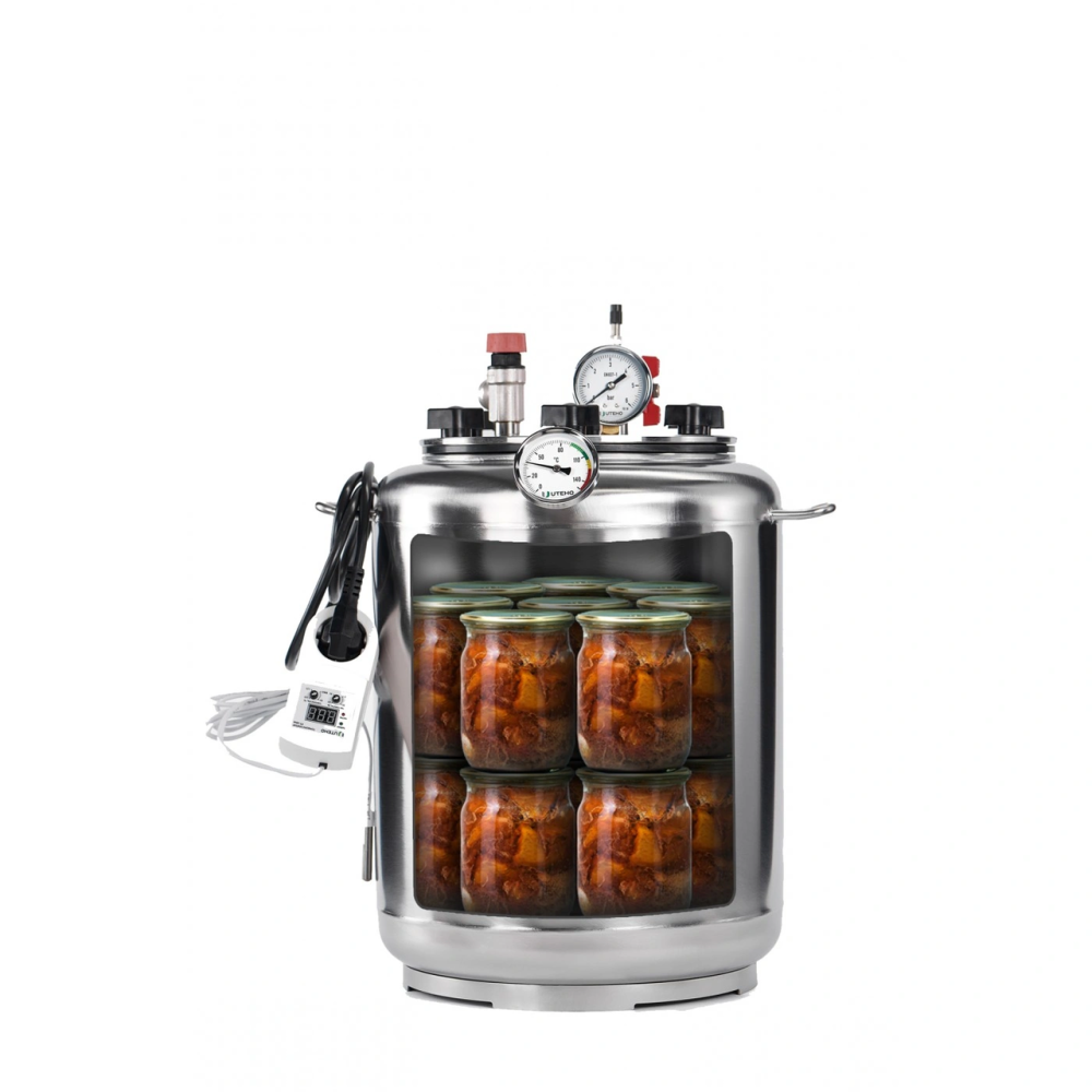 Автоклав бытовой А16 electro, универсальный на 16 банок, электрический из нержавеющей стали Киев - изображение 2