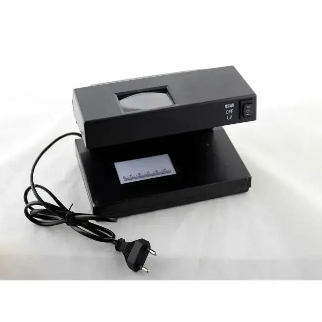 Ультрафіолетова лампа детектор валют 220В, настільний прилад для перевірки банкнот і документів 2138 Одеса - фото 3