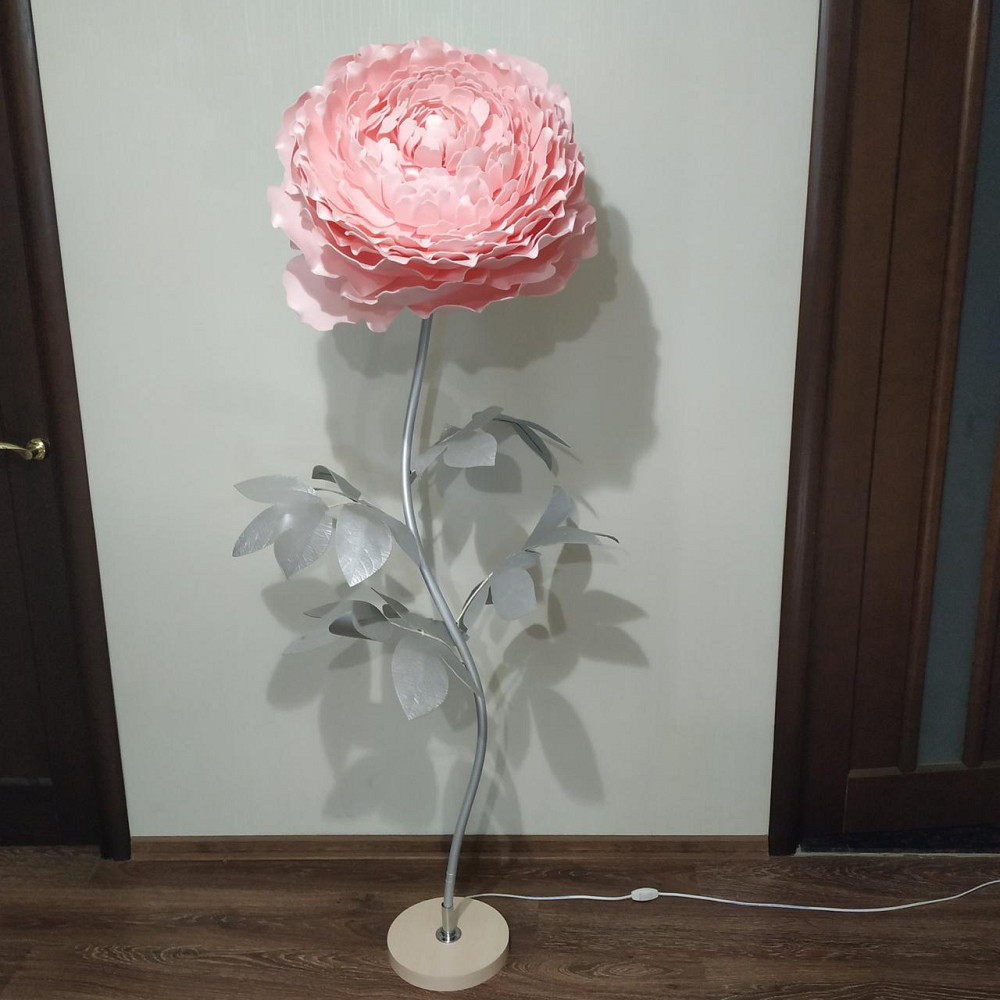Торшер-нічник "Півонія рожевий" Дніпро - фото 9