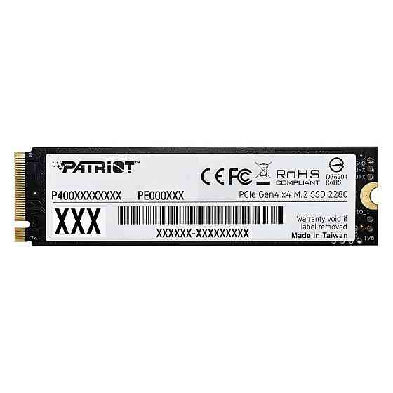 SSD диск накопичувач M.2 Patriot P400 Lite 1TB NVMe 1.4 2280 Gen 4x4, 2700 / 3500 3D TLC P400LP1KGM28H Одеса