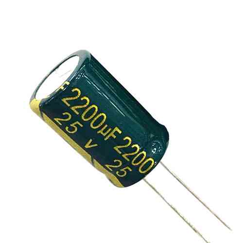 Конденсатор электролитический алюминиевый 10шт, 2200мкФ 25В 105С Винница