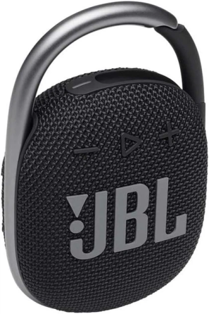 Портативна Bluetooth-колонка JBL Clip 4 Black, 5 Вт, IP67, до 10 годин, USB-C, з карабіном, чорна Київ