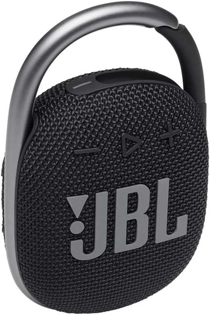 Портативна Bluetooth-колонка JBL Clip 4 Black, 5 Вт, IP67, до 10 годин, USB-C, з карабіном, чорна Київ - фото 4