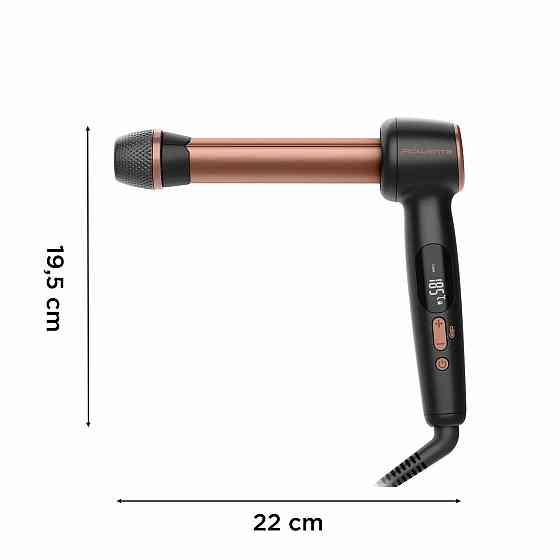 Прилад для укладання волосся Rowenta Twist Curl CF4620E0 чорний із золотистим Харьков
