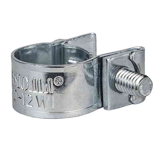 Хомут силовой оцинкованный Mini 9мм Ø10-12мм 50шт SIGMA (2507561) Киев
