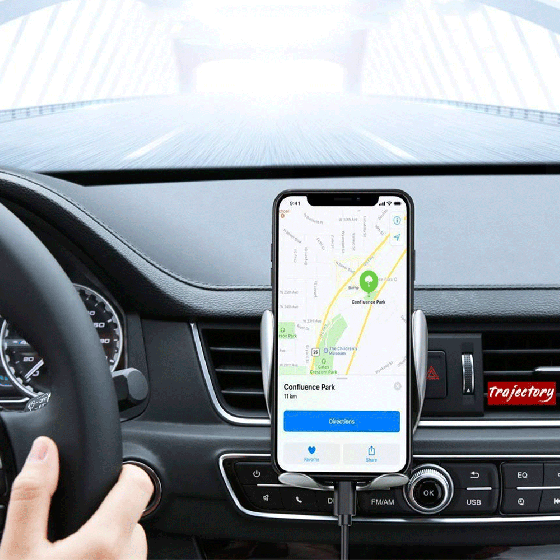 Держатель с беспроводной зарядкой Penguin Smart Sensor / Автомобильный сенсорный держатель для телефона Киев