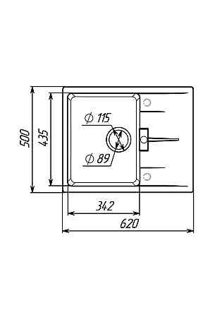 PLATINUM Гранітна мийка для кухні Platinum 6250 ZIRKONE матовий Сафарі Київ