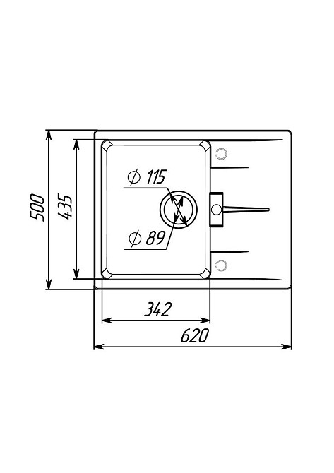 PLATINUM Гранітна мийка для кухні Platinum 6250 ZIRKONE матовий Сафарі Київ - фото 2