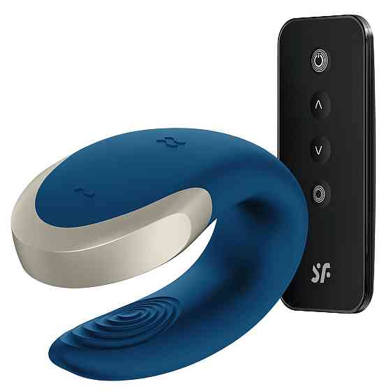 Смарт-вібратор для пар Satisfyer Double Love (Blue) Sex Aura Київ