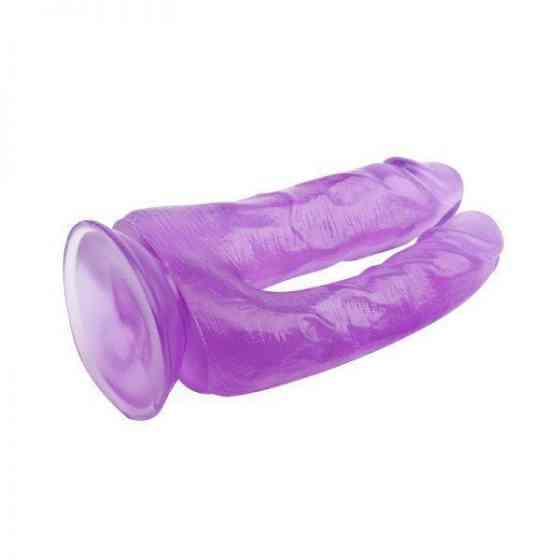 Фалоімітатор подвійний 6.3 Inch Dildo, Purple Sex Aura Київ
