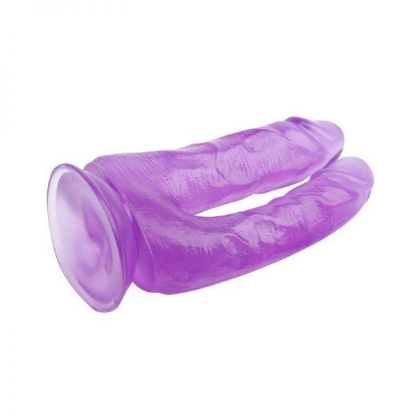 Фалоімітатор подвійний 6.3 Inch Dildo, Purple Sex Aura Київ - фото 3