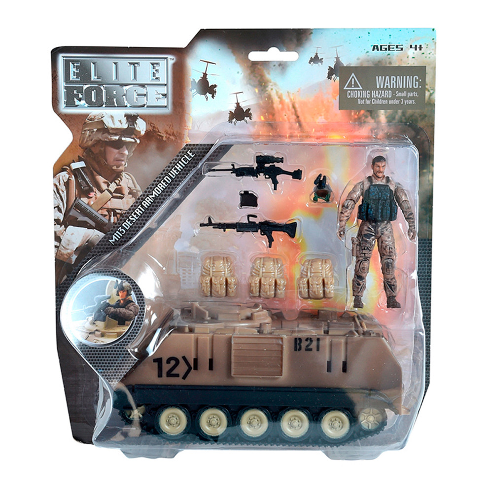 Ігровий набір ELITE FORCE —БРОНЕТРАНСПОРТЕР M113 (БТР, фігурка, аксес.) Дніпро - фото 1