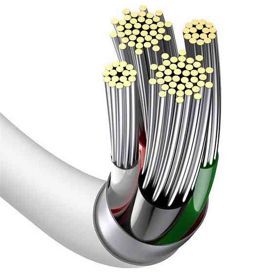 Кабель Baseus Superior Series Fast Charging Data Cable USB to iP 2.4A 2m White Одеса