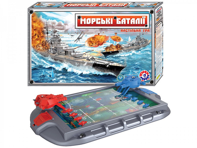 Настільна гра "Морські баталії ТехноК", шт Київ - фото 1