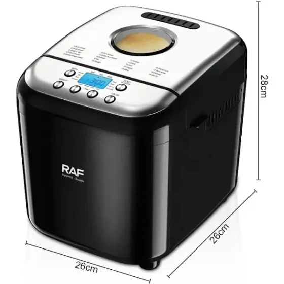 Хлібопіч Domotec/RAF R-208 600Вт, 19 програм, антипригарне покриття, таймер, режим підігріву Київ