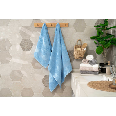 Рушник Ardesto махровий Benefit 100% бавовна блакитний 50х90 см (ART2450LB) Вінниця - фото 8